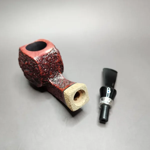 Ardor Urano Fantasy 2023 Rusticated Blowfish Estate Briar Pipe, Unsmoked - Image 11