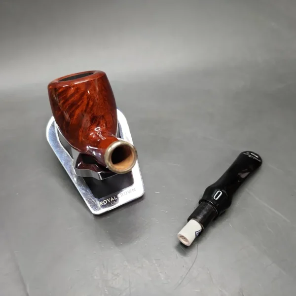 Vauen 6868 Smooth Billiard Estate Briar Pipe, Unsmoked, 9mm - Image 11