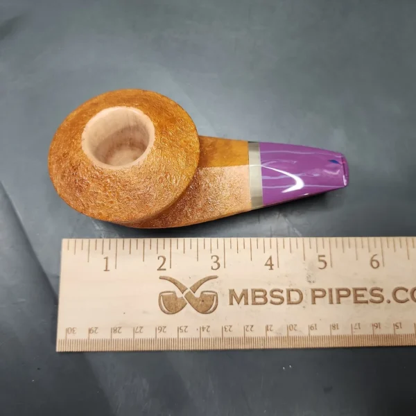 Martin Cermak Sandblasted Eskimo Estate Briar Pipe, Unsmoked - Image 11