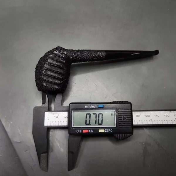Pipe Tristan Ammonite Rusticated Cutty Handmade Briar Pipe, New - Image 11