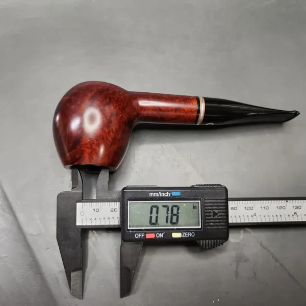 Thomas Cristiano Smooth Apple Estate Briar Pipe, Unsmoked - Image 11