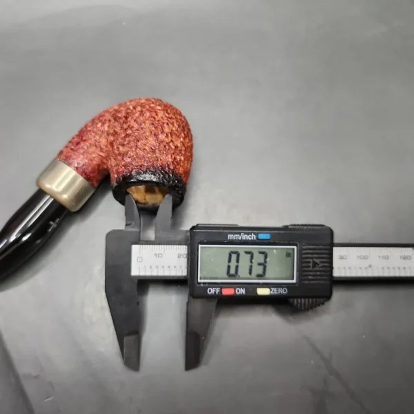 Barling Bent Billiard Block Meerschaum Pipe, Unsmoked - Image 11