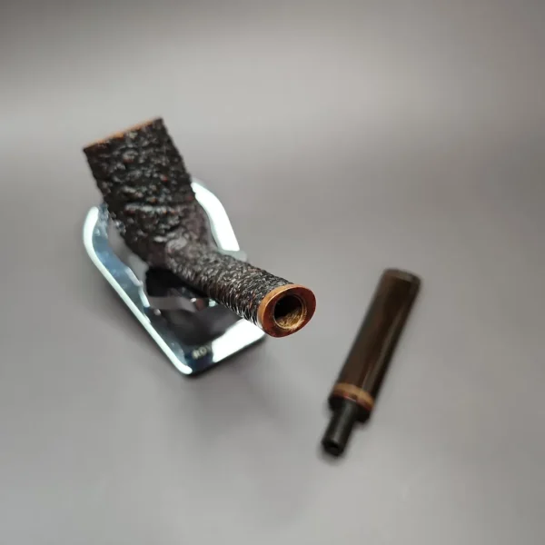 Paolo Becker Rusticated Canadian Estate Briar Pipe, Italian Estates - Image 11