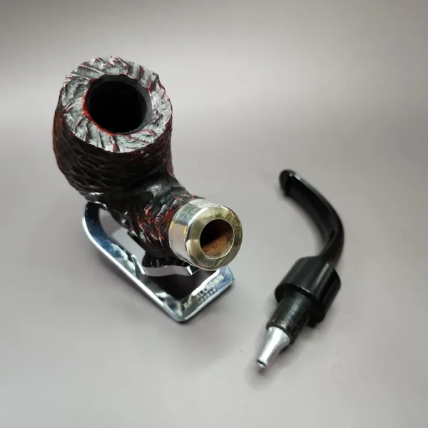 Peterson Pub Pipe Rusticated Oom Paul Estate Briar Pipe, Unsmoked - Image 11