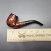Sasieni 4 Dot Walnut Smooth Bent Billiard Estate Briar Pipe, Unsmoked - Image 11