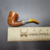 Peterson Amber Spigot D16 Smooth Dublin Estate Briar Pipe, Unsmoked - Image 12
