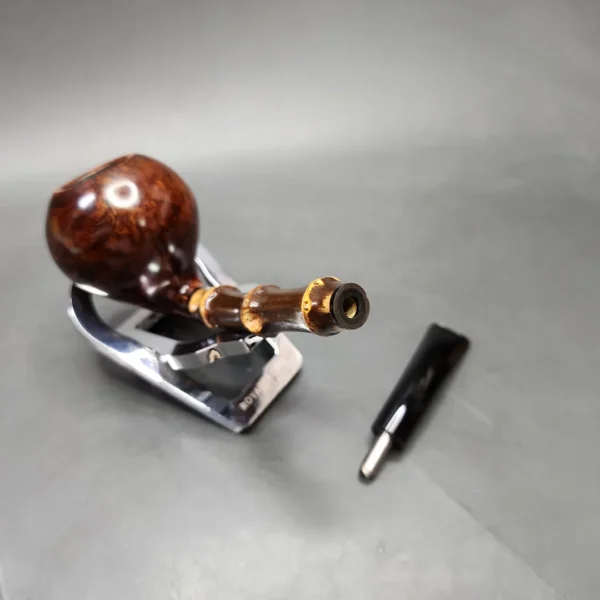 HS Studio Signature Bamboo Acorn Estate Briar Pipe, Unsmoked - Image 12