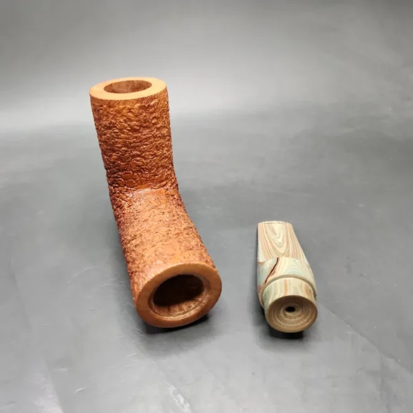 2016 Laughing Moon Reverse Calabash Stack Handmade Briar Pipe, Unsmoked - Image 12