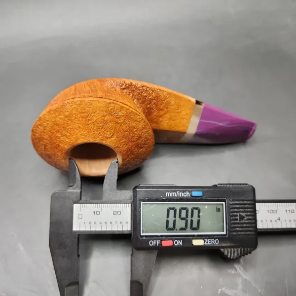Martin Cermak Sandblasted Eskimo Estate Briar Pipe, Unsmoked - Image 12