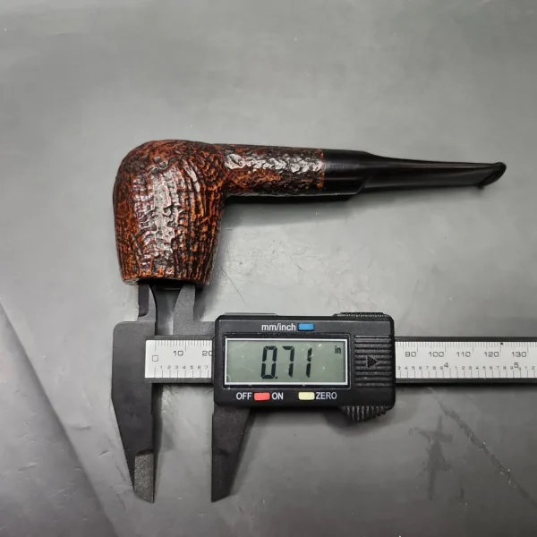 Astleys Sandblasted Brandy Estate Briar Pipe, English Estates, 9mm - Image 12