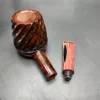 Andrey Kharitonov Swirl Brandy Handmade Briar Pipe, New - Image 12