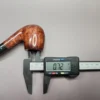 Sasieni 4 Dot Walnut Smooth Bent Billiard Estate Briar Pipe, Unsmoked - Image 12