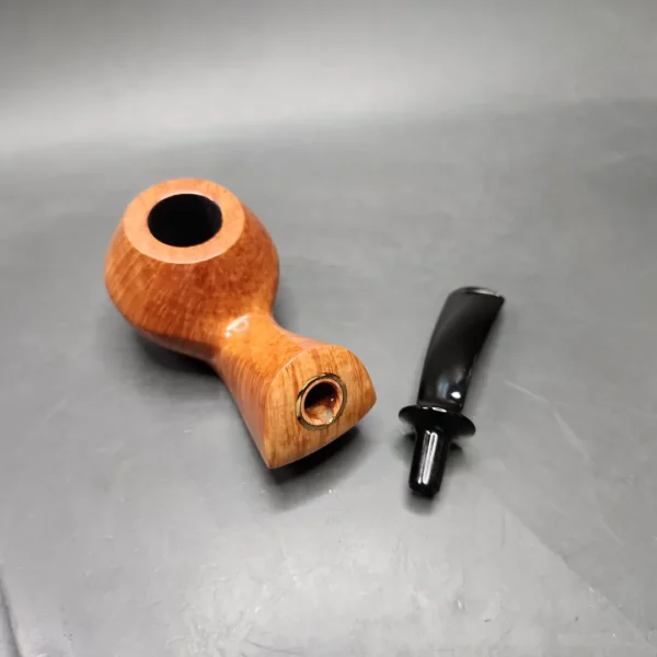 Sebastian Heck Wide Shank Brandy Handmade Briar Pipe, New - Image 12