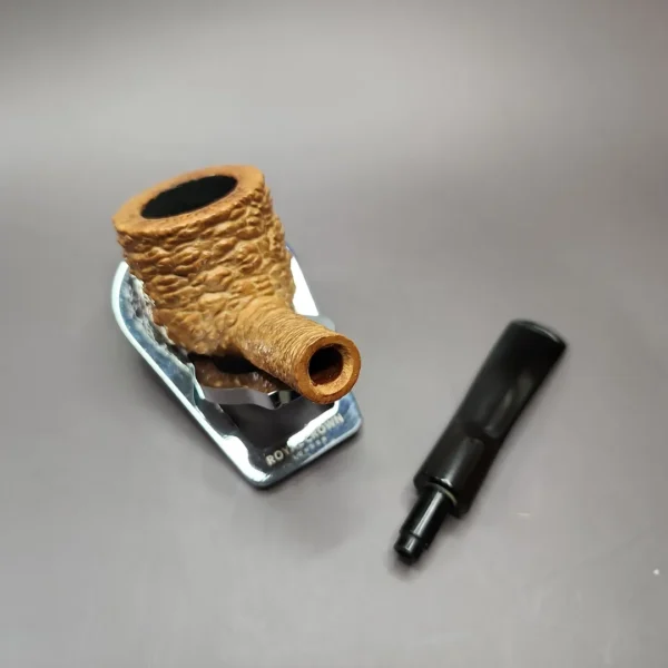 Savinelli Punto Oro Corallo 121 KS Bent Pot Estate Briar Pipe, Italian Estates - Image 12