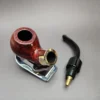 Peterson 1976 Supreme 2s Gold Mounted Apple Estate Briar Pipe, Unsmoked - Image 12