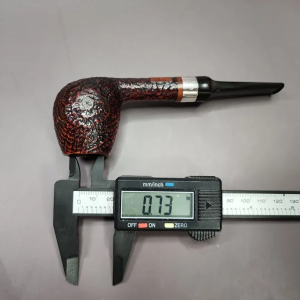 WO Larsen 1864-1994 Sandblasted Brandy Estate Briar Pipe, Danish Estates - Image 12