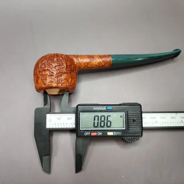 Jesse Jones 2022 Sandblasted Prince w/ Tamper Estate Briar Pipe, Unsmoked - Image 12