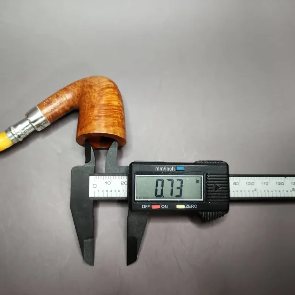 Peterson Amber Spigot D16 Smooth Dublin Estate Briar Pipe, Unsmoked - Image 13