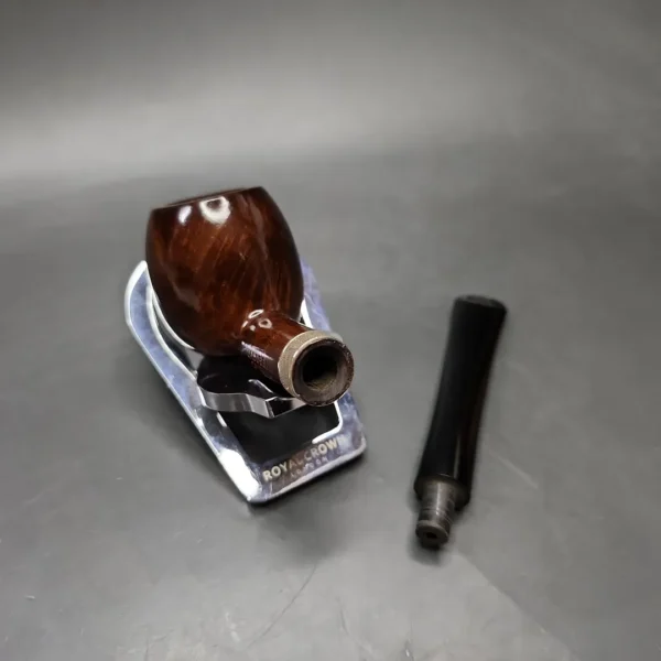Jacobean Original by Les Wood Smooth Apple Estate Briar Pipe, Unsmoked - Image 13
