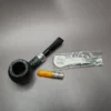 Peterson Amber Spigot 87 Sandblasted Apple Estate Briar Pipe, Unsmoked - Image 14
