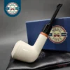 MBSD Meerschaum Deluxe Stack Rhodesian Block Meerschaum Pipe, Briar-Mortise