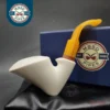 MBSD Meerschaum Deluxe Saxophone Block Meerschaum Pipe, Briar-Mortise