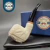 MBSD Meerschaum Deluxe US Air Force Block Meerschaum Pipe, Briar-Mortise