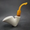 MBSD Meerschaum Deluxe Saxophone Block Meerschaum Pipe, Briar-Mortise - Image 3