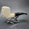 MBSD Meerschaum Deluxe US Air Force Block Meerschaum Pipe, Briar-Mortise - Image 3