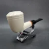 MBSD Meerschaum Deluxe Stack Rhodesian Block Meerschaum Pipe, Briar-Mortise - Image 4