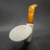 MBSD Meerschaum Deluxe Saxophone Block Meerschaum Pipe, Briar-Mortise - Image 4