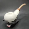 MBSD Meerschaum Deluxe Scoop Block Meerschaum Pipe, Briar-Mortise - Image 4