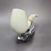 MBSD Meerschaum Deluxe Danish Egg Block Meerschaum Pipe, Briar-Mortise, 9mm - Image 4
