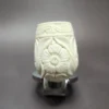 MBSD Meerschaum Silver Reverse Calabash Floral Brandy Block Meerschaum Pipe, New - Image 5