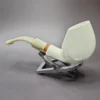MBSD Meerschaum Deluxe Danish Egg Block Meerschaum Pipe, Briar-Mortise, 9mm - Image 5