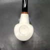 MBSD Meerschaum Deluxe Cobra Block Meerschaum Pipe, Briar-Mortise - Image 6