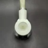 MBSD Meerschaum Silver Reverse Calabash Billiard Block Meerschaum Pipe, New - Image 6