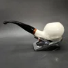 MBSD Meerschaum Deluxe Apple Block Meerschaum Pipe Briar-Mortise, New - Image 7