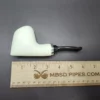 MBSD Meerschaum Silver Reverse Calabash Skater Block Meerschaum Pipe, New - Image 7