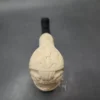 MBSD Meerschaum Deluxe US Seal Carved Block Meerschaum Pipe, Briar-Mortise, 9mm - Image 8