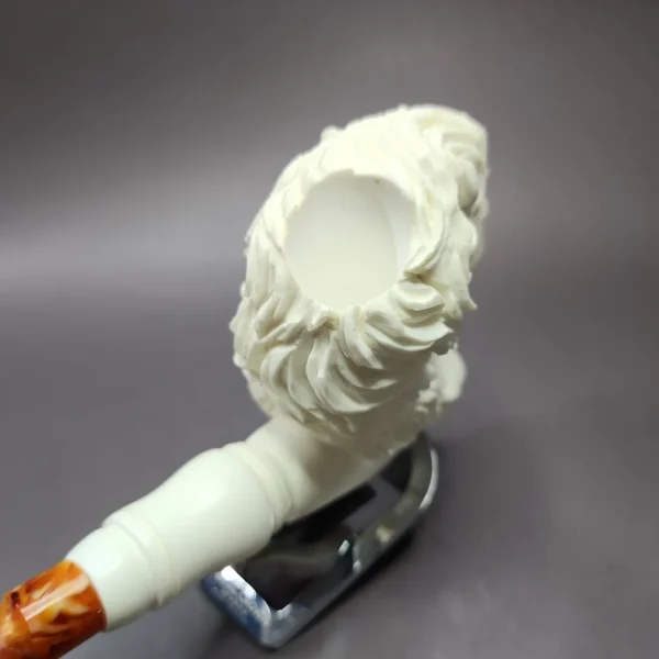 MBSD Masters by Kenan Magnum Horse Handmade Block Meerschaum Pipe, New - Image 8