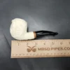 MBSD Meerschaum Deluxe US Air Force Block Meerschaum Pipe, Briar-Mortise - Image 8