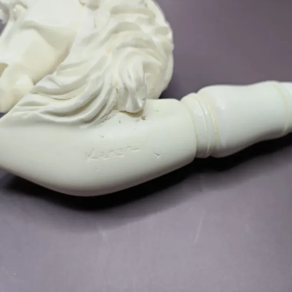 MBSD Masters by Kenan Magnum Horse Handmade Block Meerschaum Pipe, New - Image 9