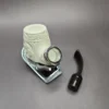 MBSD Meerschaum Silver Reverse Calabash Floral Brandy Block Meerschaum Pipe, New - Image 9