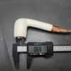 MBSD Meerschaum Deluxe Liverpool Block Meerschaum Pipe, Briar-Mortise - Image 11