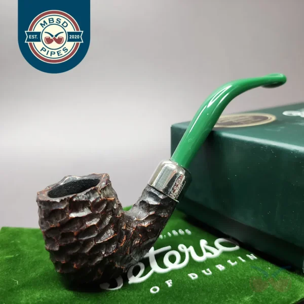 Peterson 2022 Saint Patrick’s Day 65 Bent Billiard Estate Briar Pipe, Unsmoked