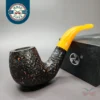 Rattray's Six Friends 20 Rusticated Bent Billiard Estate Briar Pipe, Unsmoked, 9mm