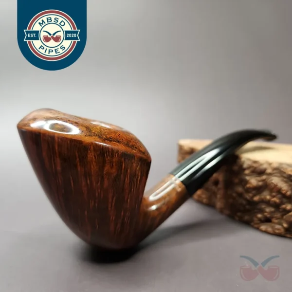 WO Larsen Straight Grain F Smooth Dublin Estate Briar Pipe, Unsmoked