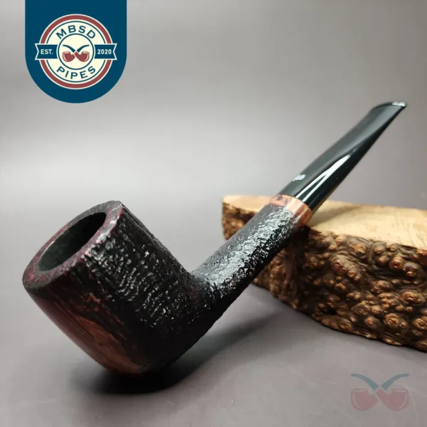 Stanwell Duet 50 Partially Sandblasted Billiard Estate Briar Pipe, Danish Estates