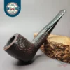Savinelli Punto Oro 101 Sandblasted Billiard Estate Briar Pipe, Italian Estates